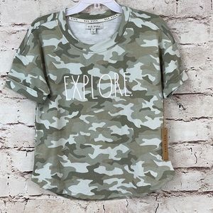 Rae Dunn Camo Explore Shirt